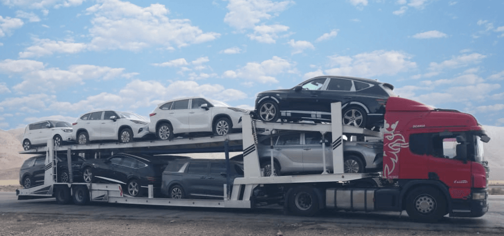 transportation of vehicles with best quality and efficiency from UAE to CIS countries