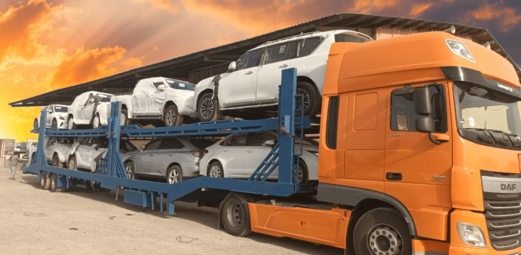 transportation of vehicles with best quality and efficiency from UAE to CIS countries